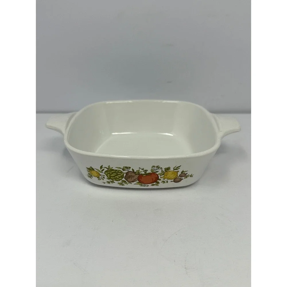 Vintage Spice Of Life Corning Ware, 1 3/4 Cup Small Casserole Dish, P-41-B